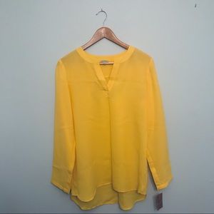Cremieux Blouse yellow 